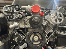 Load image into Gallery viewer, COMPLETE FRONT ENGINE ACCESSORY DRIVE LS3 INTO LAND ROVER DEFENDER WITH AC