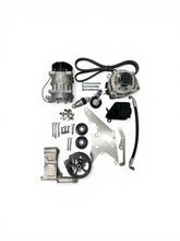Load image into Gallery viewer, COMPLETE FRONT ENGINE ACCESSORY DRIVE GEN V LT1 ENGINE INTO LAND ROVER DEFENDER, RANGE ROVER CLASSIC, DISCOVERY 2 WITH AC