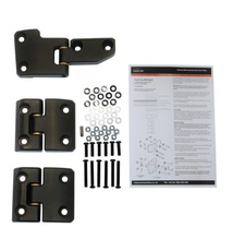 Load image into Gallery viewer, BILLET ALUMINUM REAR DOOR FULL HINGE SET IN BLACK - LAND ROVER DEFENDER