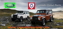 Load image into Gallery viewer, Radiator & Dual Fan set up for Chevy 5.7 Engine installed in Land Rover Defender 90/110/130