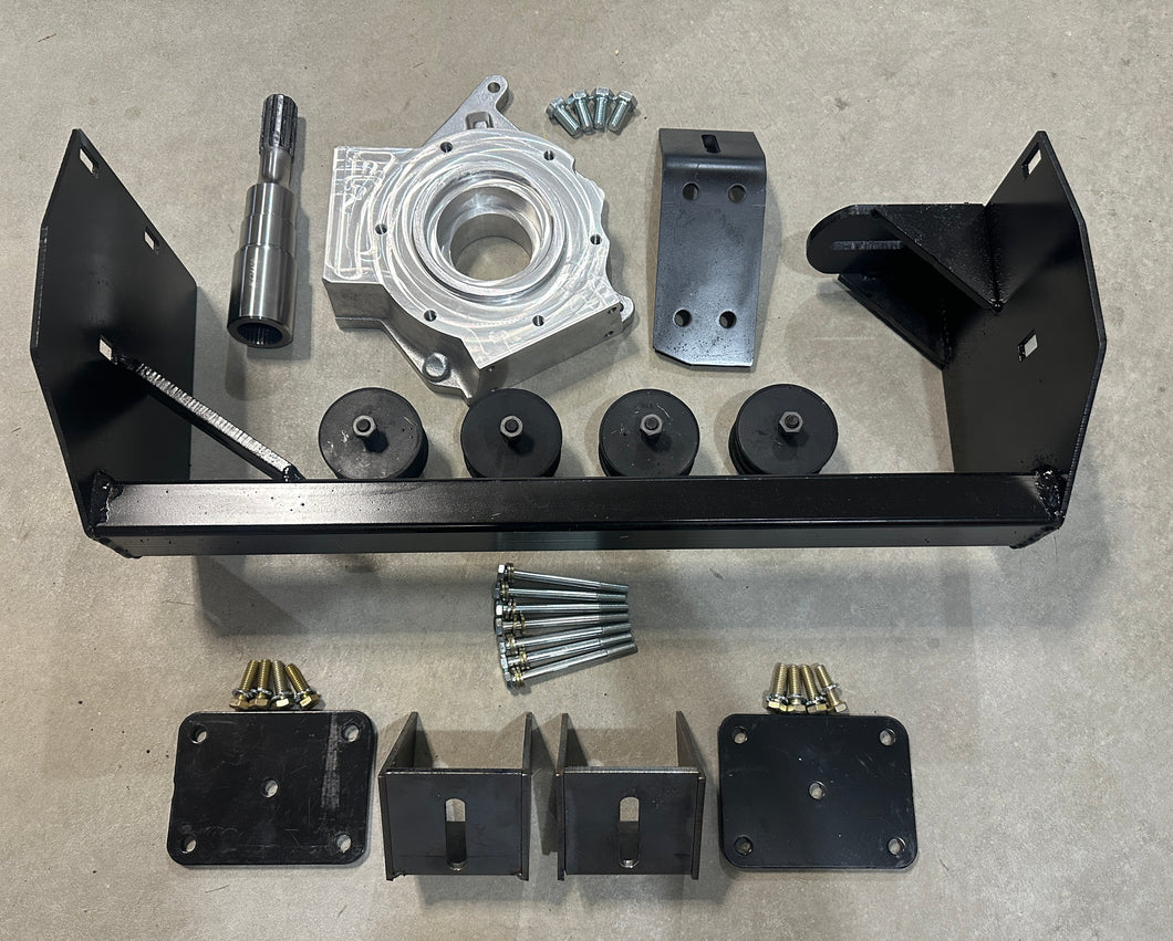 Land Rover Ls3 Engine Conversion Complete LS3 Mount Kit LS3/6L80E transmission to Land Rover LT230 Tran ...