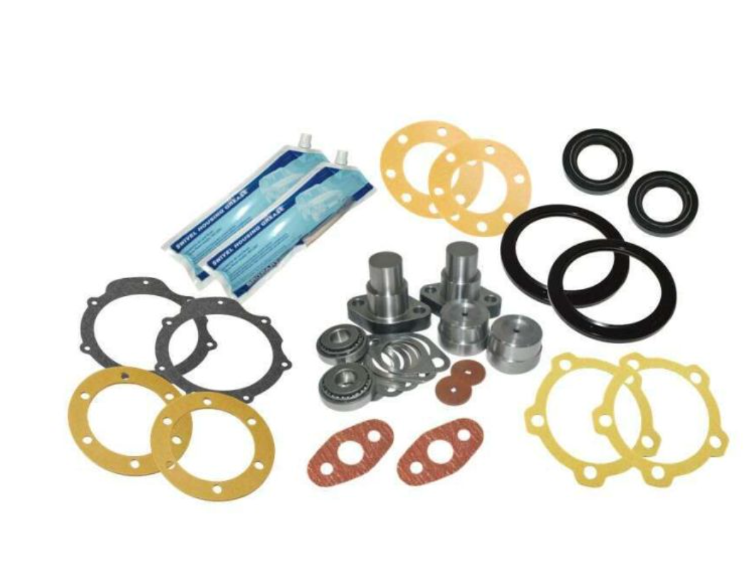 SWIVEL REPAIR KIT FOR LAND ROVER DEFENDER UP TO KA930455 - SWIVEL HOUSING SEALS, BEARINGS, PINS AND GASKETS