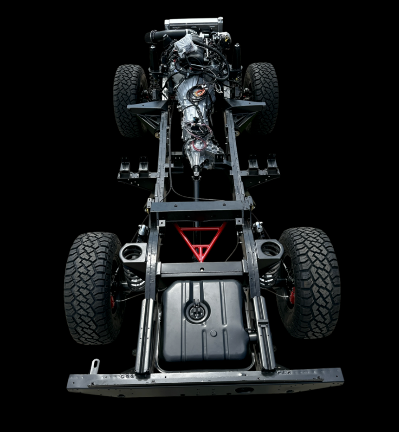 Land Rover Defender 110 complete turnkey rolling chassis with NEW LS3/6L80E Powertrain installed