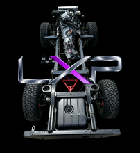 Load image into Gallery viewer, Land Rover Defender 110 complete turnkey rolling chassis with NEW LS3/6L80E Powertrain installed
