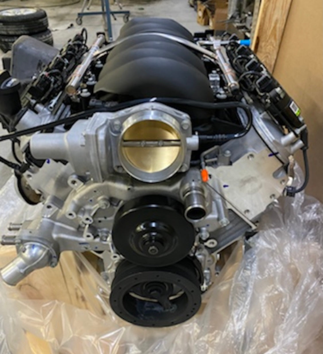 GM Crate LS3 6.2 liter 430 HP engine For Land Rover Defender LS Swap ...