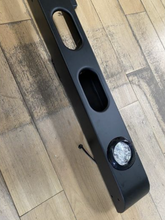 Load image into Gallery viewer, DEFENDER FRONT SKELETON STYLE BUMPER IN BLACK WITH LED SPOT LIGHTS - ULTIMATE UPGRADE
