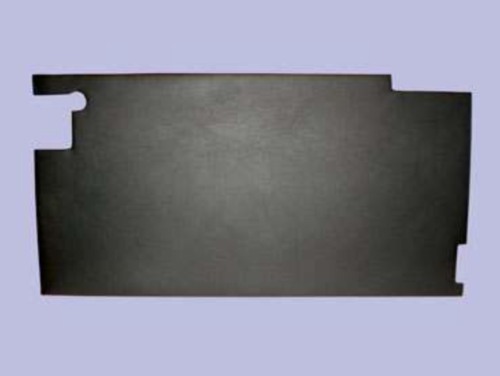 SET OF 2 LAND ROVER SERIES LOWER DOOR TRIM IN BLACK BOTH RIGHT AND LEFT FRONT WITH INTERIOR PULL HANDLES