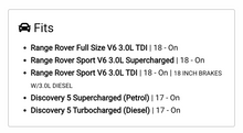 Load image into Gallery viewer, FRONT BRAKE DISC FOR RANGE ROVER L405, RANGE ROVER SPORT L494 AND DISCOVERY 5 (DISC SIZE 18)
