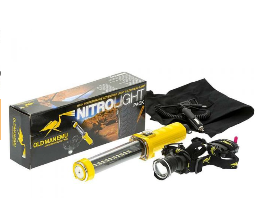 OLD MAN EMU - NITROLIGHT PACK MINI LED LIGHT - CORDLESS RECHARGEABLE BATTERY