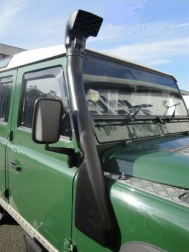 DEFENDER 300TDI & TD5 SNORKEL - THE STYLISH 2 PIECE POYURETHENE SNORKEL - WILL FIT ALL 300TDI AND TD5 RIGHT HAND DRIVE DEFENDER