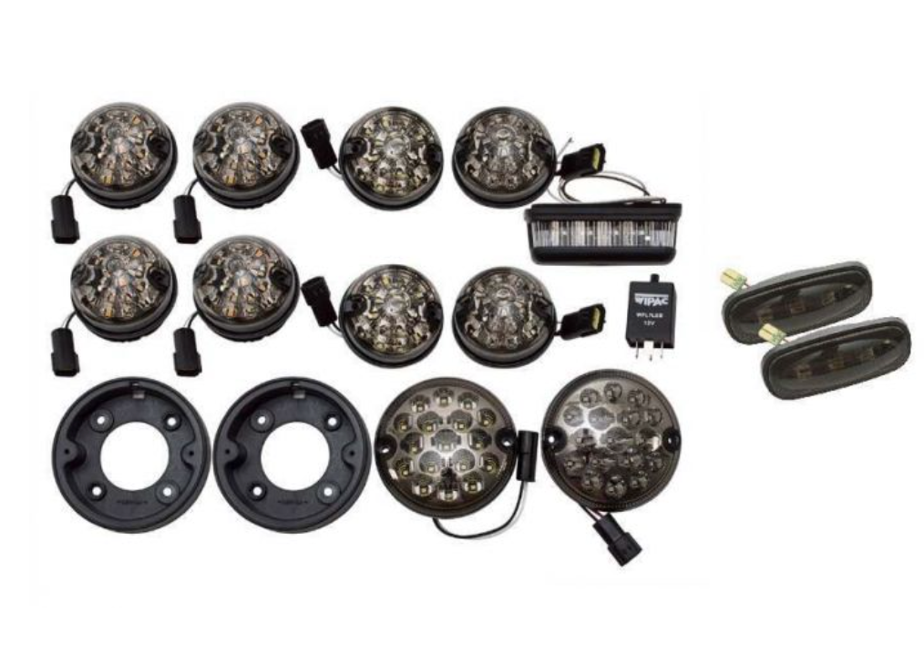 FULL VEHICLE SMOKED LED DEFENDER LIGHT KIT