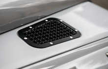 Load image into Gallery viewer, DEFENDER BONNET VENTS WITH MESH - PAIR IN STAINLESS STEEL - BY CHELSEA TRUCK COMPANY
