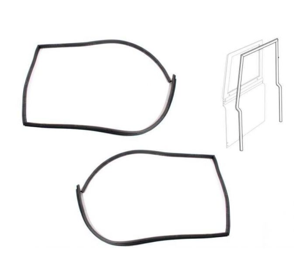 DEFENDER FRONT DOOR SEAL KIT - RIGHT AND LEFT HAND SEALS - FITS FROM 1983 TO 2016 LAND ROVER DEFENDERS