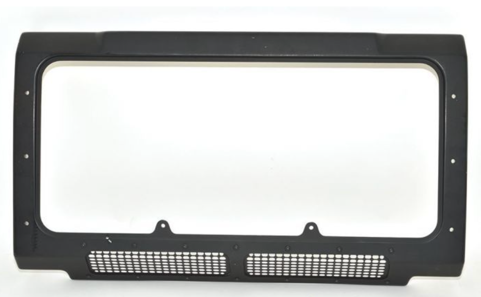 LAND ROVER DEFENDER GLOSS GRILLE SURROUND - FOR AIR CON VEHICLES - PLASTIC